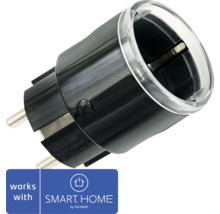 Schwarzer Shelly Smart Home Zwischenstecker