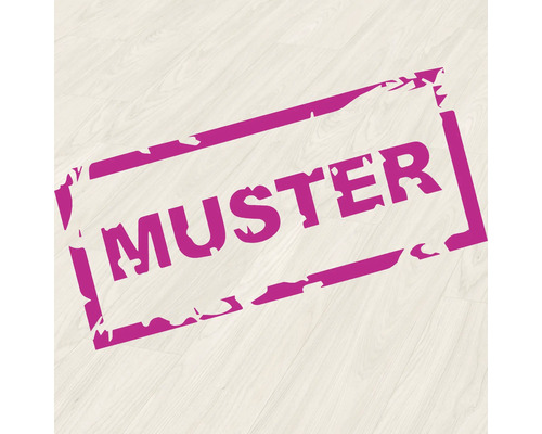 Musteraufdruck auf Bodenbelag