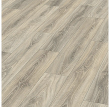 Verlegter Laminatboden in Holzoptik