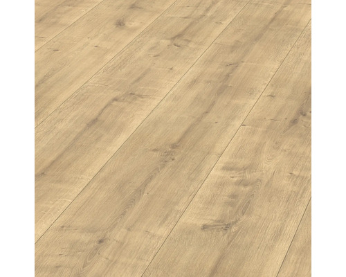 Verlegtes Laminat im Holzdesign