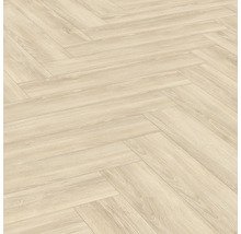 Handmuster zu Laminat Nature Sense Newport Eiche creme Fischgrät 840 x 168 x 8 mm
