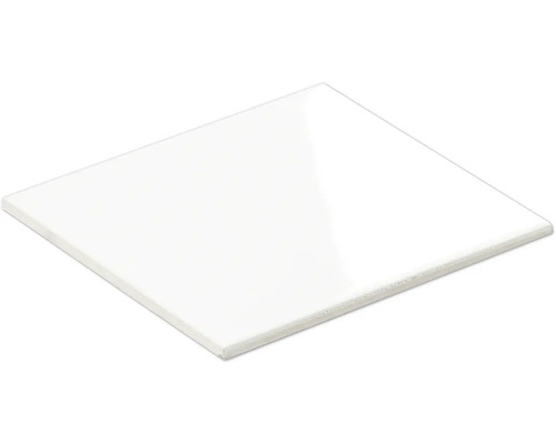 Weiße Keramikfliese