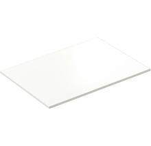 Weiße Kunststoffplatte