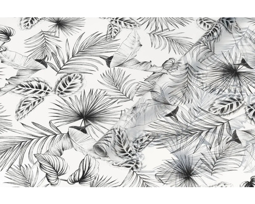 Tapete mit tropischem Blätterdesign