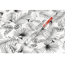 Selbstklebende Folie mit tropischem Pflanzenmuster