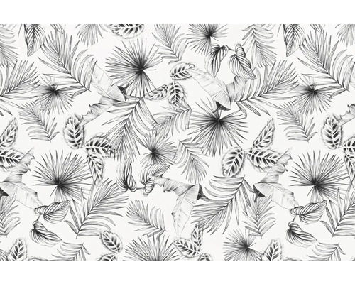 Muster mit tropischen Blättern