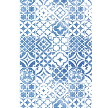 Fliesenmuster mit geometrischen und floralen Motiven