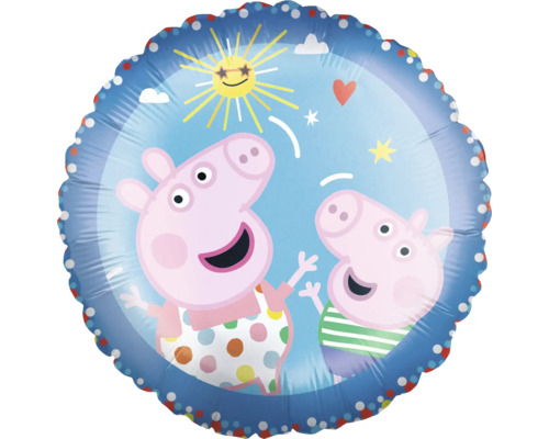 Folienballon mit Peppa Wutz Motiv