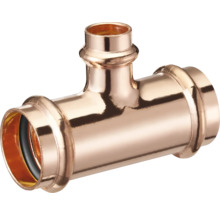 Pressfitting T-Stück aus Kupfer für Sanitär und Heizung