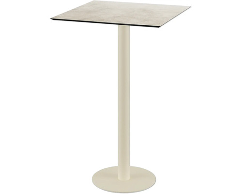 Stehtisch mit quadratischer Tischplatte