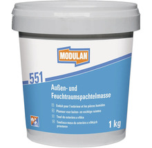 MODULAN 551 Aussen- und Feuchtraumspachtelmasse weiß 1 kg