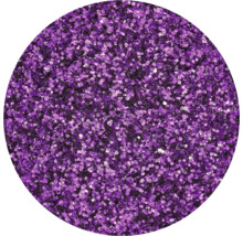 Nahaufnahme violetter Glitzerpartikel