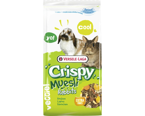 Nagerfutter VERSELE-LAGA Crispy Muesli - Rabbits 1 kg für Kaninchen Versele Laga Crispy Muesli Kaninchenfutter