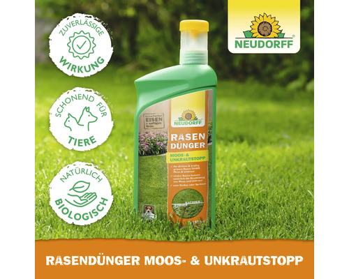 Neudorff Rasendünger Moos- und Unkraut-Stopp im Rasen