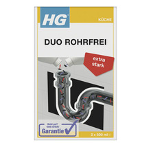 Duo Rohrfrei Abflussreiniger HG 2 x 500 ml