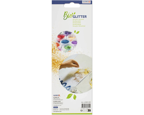 Bio Glitter Set zur Dekoration und zum Basteln