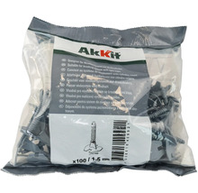 Packung Nivelliersystem mit Drehverschluss, 1,5 mm, 100 Stück