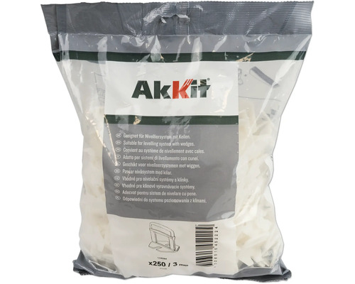 Packung Akkit Keile für Nivelliersystem, 3 mm Fugenbreite