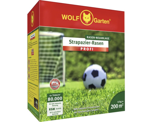 Wolf Garten Strapazierrasen Profi Packung für Rasen Neuanlage