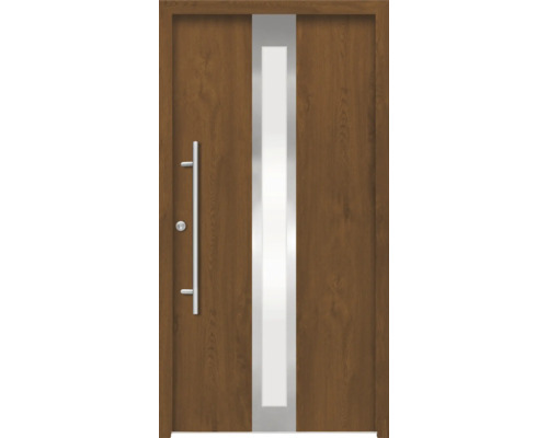 Splendoor Haustür ATHENE Aluminium 1100x2100 mm Golden Oak DIN Links (nach innen öffnend) inkl. Beschlagset und Profilzylinder mit 6 Schlüssel Splendoor Haustür ATHENE Aluminium 1100x2100 mm Golden Oak DIN Links (nach innen öffnend) inkl. Beschlagset und Profilzylinder mit 6 Schlüssel