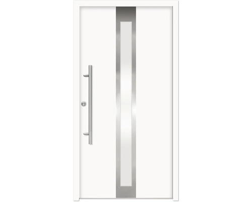 Splendoor Haustür ATHENE Aluminium 1000x2100 mm NCS S 0500-N Weiß DIN Links (nach innen öffnend) inkl. Beschlagset und Profilzylinder mit 6 Schlüssel Splendoor Haustür ATHENE Aluminium 1000x2100 mm NCS S 0500-N Weiß DIN Links (nach innen öffnend) inkl. Beschlagset und Profilzylinder mit 6 Schlüssel