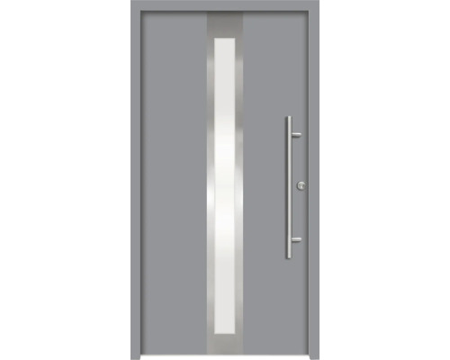 Splendoor Haustür ATHENE Aluminium 1000x2100 mm NCS S 6502-B (Grau) DIN Rechts (nach innen öffnend) inkl. Beschlagset und Profilzylinder mit 6 Schlüssel Splendoor Haustür ATHENE Aluminium 1000x2100 mm NCS S 6502-B (Grau) DIN Rechts (nach innen öffnend) inkl. Beschlagset und Profilzylinder mit 6 Schlüssel