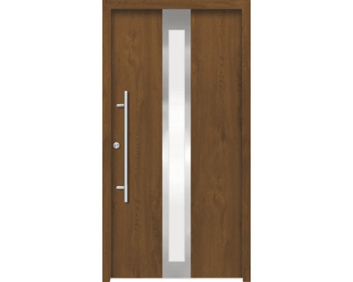 Splendoor Haustür ATHENE Aluminium 1000x2100 mm Golden Oak DIN Links (nach innen öffnend) inkl. Beschlagset und Profilzylinder mit 6 Schlüssel Splendoor Haustür ATHENE Aluminium 1000x2100 mm Golden Oak DIN Links (nach innen öffnend) inkl. Beschlagset und Profilzylinder mit 6 Schlüssel