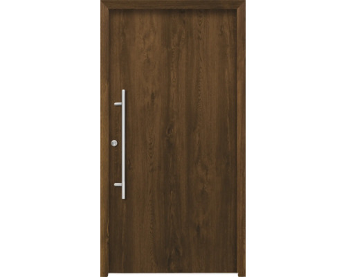 Splendoor Haustür APOLLON Aluminium 1100x2100 mm Nussbaum DIN Rechts (nach innen öffnend) inkl. Beschlagset und Profilzylinder mit 6 Schlüssel Splendoor Haustür APOLLON Aluminium 1100x2100 mm Nussbaum DIN Rechts (nach innen öffnend) inkl. Beschlagset und Profilzylinder mit 6 Schlüssel