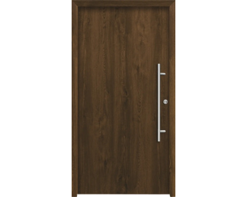 Splendoor Haustür APOLLON Aluminium 1100x2100 mm Nussbaum DIN Links (nach innen öffnend) inkl. Beschlagset und Profilzylinder mit 6 Schlüssel Splendoor Haustür APOLLON Aluminium 1100x2100 mm Nussbaum DIN Links (nach innen öffnend) inkl. Beschlagset und Profilzylinder mit 6 Schlüssel