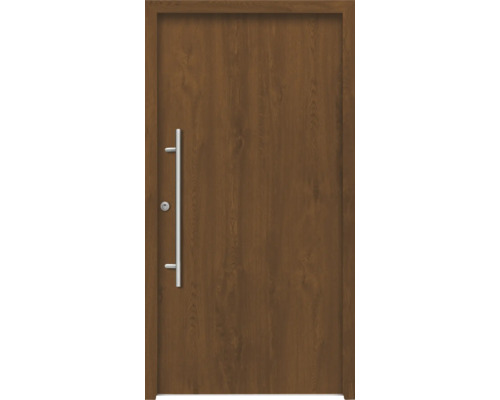 Splendoor Haustür APOLLON Aluminium 1000x2100 mm Golden Oak DIN Rechts (nach innen öffnend) RC 2 inkl. Beschlagset und Profilzylinder mit 3 Schlüssel Splendoor Haustür APOLLON Aluminium 1000x2100 mm Golden Oak DIN Rechts (nach innen öffnend) RC 2 inkl. Beschlagset und Profilzylinder mit 3 Schlüssel