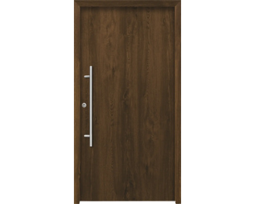 Splendoor Haustür APOLLON Aluminium 1000x2100 mm Nussbaum DIN Rechts (nach innen öffnend) RC 2 inkl. Beschlagset und Profilzylinder mit 3 Schlüssel Splendoor Haustür APOLLON Aluminium 1000x2100 mm Nussbaum DIN Rechts (nach innen öffnend) RC 2 inkl. Beschlagset und Profilzylinder mit 3 Schlüssel