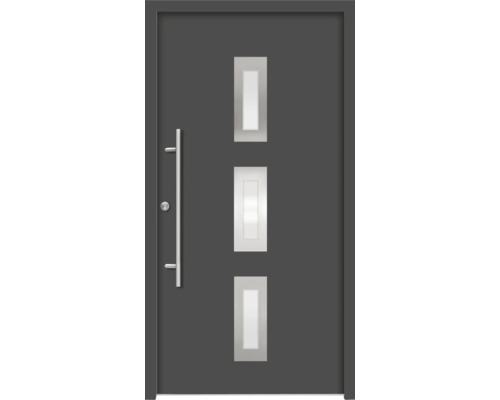 Splendoor Haustür ARTEMIS Aluminium 1100x2100 mm Anthrazitgrau DIN Links (nach innen öffnend) inkl. Beschlagset und Profilzylinder mit 6 Schlüssel Splendoor Haustür ARTEMIS Aluminium 1100x2100 mm Anthrazitgrau DIN Links (nach innen öffnend) inkl. Beschlagset und Profilzylinder mit 6 Schlüssel