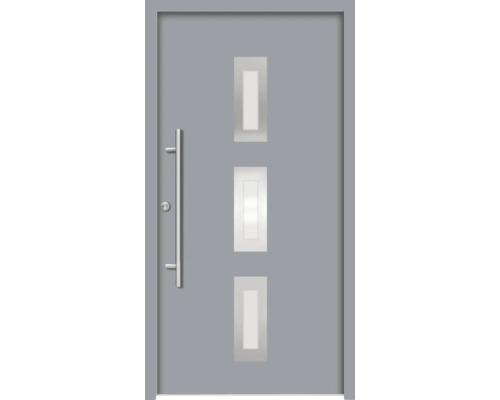 Splendoor Haustür ARTEMIS Aluminium 1100x2100 mm NCS S 6502-B (Grau) DIN Links (nach innen öffnend) inkl. Beschlagset und Profilzylinder mit 6 Schlüssel Splendoor Haustür ARTEMIS Aluminium 1100x2100 mm NCS S 6502-B (Grau) DIN Links (nach innen öffnend) inkl. Beschlagset und Profilzylinder mit 6 Schlüssel