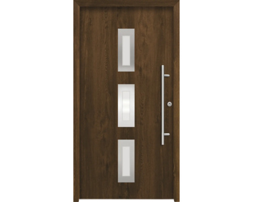 Splendoor Haustür ARTEMIS Aluminium 1000x2100 mm Nussbaum DIN Rechts (nach innen öffnend) RC 2 inkl. Beschlagset und Profilzylinder mit 3 Schlüssel Splendoor Haustür ARTEMIS Aluminium 1000x2100 mm Nussbaum DIN Rechts (nach innen öffnend) RC 2 inkl. Beschlagset und Profilzylinder mit 3 Schlüssel