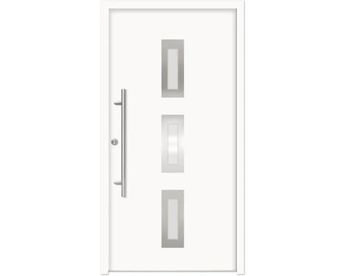 Splendoor Haustür ARTEMIS Aluminium 1100x2100 mm NCS S 0500-N Weiß DIN Links (nach innen öffnend) inkl. Beschlagset und Profilzylinder mit 6 Schlüssel Splendoor Haustür ARTEMIS Aluminium 1100x2100 mm NCS S 0500-N Weiß DIN Links (nach innen öffnend) inkl. Beschlagset und Profilzylinder mit 6 Schlüssel