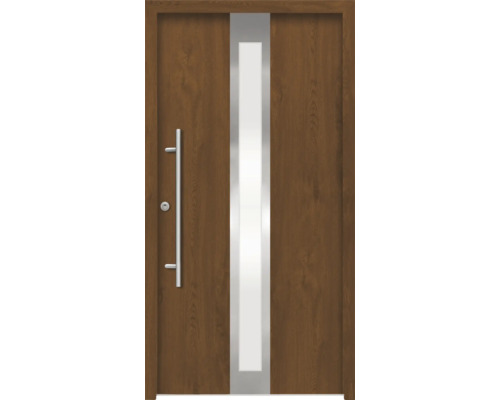 Splendoor Haustür ATHENE Aluminium 1000x2100 mm Golden Oak DIN Rechts (nach innen öffnend) RC 2 inkl. Beschlagset und Profilzylinder mit 3 Schlüssel Splendoor Haustür ATHENE Aluminium 1000x2100 mm Golden Oak DIN Rechts (nach innen öffnend) RC 2 inkl. Beschlagset und Profilzylinder mit 3 Schlüssel