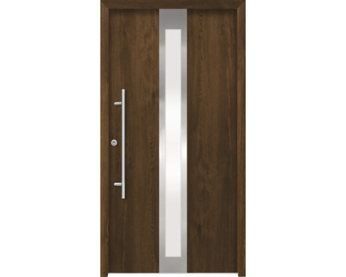 Splendoor Haustür ATHENE Aluminium 1000x2100 mm Nussbaum DIN Rechts (nach innen öffnend) RC 2 inkl. Beschlagset und Profilzylinder mit 3 Schlüssel Splendoor Haustür ATHENE Aluminium 1000x2100 mm Nussbaum DIN Rechts (nach innen öffnend) RC 2 inkl. Beschlagset und Profilzylinder mit 3 Schlüssel