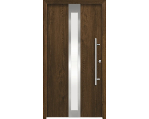 Splendoor Haustür ATHENE Aluminium 1000x2100 mm Nussbaum DIN Links (nach innen öffnend) RC 2 inkl. Beschlagset und Profilzylinder mit 3 Schlüssel Splendoor Haustür ATHENE Aluminium 1000x2100 mm Nussbaum DIN Links (nach innen öffnend) RC 2 inkl. Beschlagset und Profilzylinder mit 3 Schlüssel