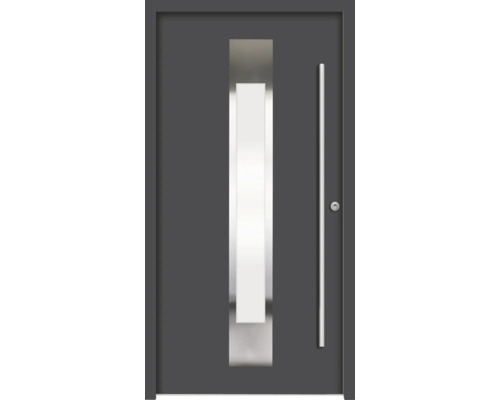 ARON Haustür B18 Aluminium 1000x2100 mm Anthrazitgrau DIN Rechts (nach innen öffnend) RC 2 inkl. Beschlagset und Profilzylinder mit 3 Schlüssel ARON Haustür B18 Aluminium 1000x2100 mm Anthrazitgrau DIN Rechts (nach innen öffnend) RC 2 inkl. Beschlagset und Profilzylinder mit 3 Schlüssel