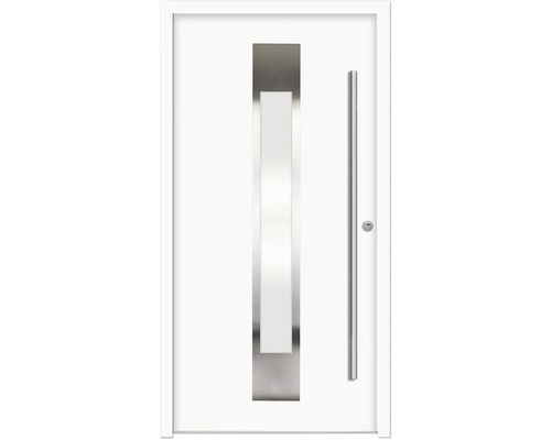 ARON Haustür B18 Aluminium 1000x2100 mm NCS S 0500-N Weiß DIN Rechts (nach innen öffnend) RC 2 inkl. Beschlagset und Profilzylinder mit 3 Schlüssel ARON Haustür B18 Aluminium 1000x2100 mm NCS S 0500-N Weiß DIN Rechts (nach innen öffnend) RC 2 inkl. Beschlagset und Profilzylinder mit 3 Schlüssel