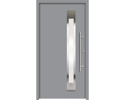 ARON Haustür B19 Aluminium 1000x2100 mm NCS S 6502-B (Grau) DIN Rechts (nach innen öffnend) RC 2 inkl. Beschlagset und Profilzylinder mit 3 Schlüssel ARON Haustür B19 Aluminium 1000x2100 mm NCS S 6502-B (Grau) DIN Rechts (nach innen öffnend) RC 2 inkl. Beschlagset und Profilzylinder mit 3 Schlüssel