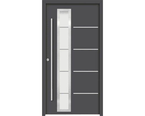 Splendoor Haustür DEMETER Aluminium 1100x2100 mm Anthrazitgrau DIN Links (nach innen öffnend) inkl. Beschlagset und Profilzylinder mit 6 Schlüssel Splendoor Haustür DEMETER Aluminium 1100x2100 mm Anthrazitgrau DIN Links (nach innen öffnend) inkl. Beschlagset und Profilzylinder mit 6 Schlüssel