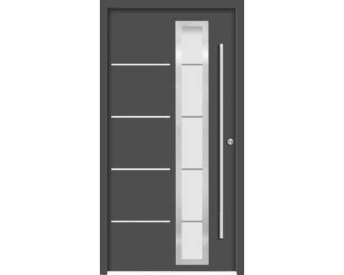 Splendoor Haustür DEMETER Aluminium 1100x2100 mm Anthrazitgrau DIN Rechts (nach innen öffnend) inkl. Beschlagset und Profilzylinder mit 6 Schlüssel Splendoor Haustür DEMETER Aluminium 1100x2100 mm Anthrazitgrau DIN Rechts (nach innen öffnend) inkl. Beschlagset und Profilzylinder mit 6 Schlüssel