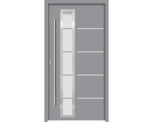 Splendoor Haustür DEMETER Aluminium 1100x2100 mm NCS S 6502-B (Grau) DIN Links (nach innen öffnend) inkl. Beschlagset und Profilzylinder mit 6 Schlüssel Splendoor Haustür DEMETER Aluminium 1100x2100 mm NCS S 6502-B (Grau) DIN Links (nach innen öffnend) inkl. Beschlagset und Profilzylinder mit 6 Schlüssel