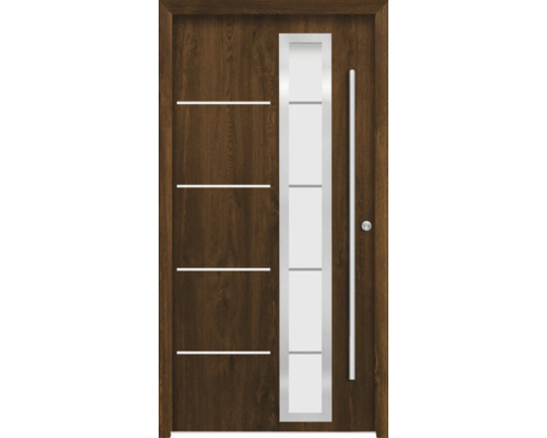 Splendoor Haustür DEMETER Aluminium 1100x2100 mm Nussbaum DIN Rechts (nach innen öffnend) inkl. Beschlagset und Profilzylinder mit 6 Schlüssel Splendoor Haustür DEMETER Aluminium 1100x2100 mm Nussbaum DIN Rechts (nach innen öffnend) inkl. Beschlagset und Profilzylinder mit 6 Schlüssel