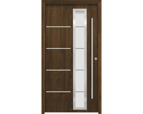 Splendoor Haustür DEMETER Aluminium 1100x2100 mm Nussbaum DIN Rechts (nach innen öffnend) RC 2 inkl. Beschlagset und Profilzylinder mit 3 Schlüssel Splendoor Haustür DEMETER Aluminium 1100x2100 mm Nussbaum DIN Rechts (nach innen öffnend) RC 2 inkl. Beschlagset und Profilzylinder mit 3 Schlüssel