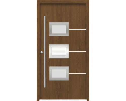 Splendoor Haustür HERA Aluminium 1100x2100 mm Golden Oak DIN Rechts (nach innen öffnend) inkl. Beschlagset und Profilzylinder mit 6 Schlüssel Splendoor Haustür HERA Aluminium 1100x2100 mm Golden Oak DIN Rechts (nach innen öffnend) inkl. Beschlagset und Profilzylinder mit 6 Schlüssel