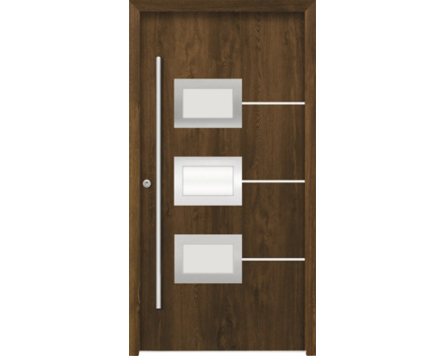 Splendoor Haustür HERA Aluminium 1000x2100 mm Nussbaum DIN Rechts (nach innen öffnend) RC 2 inkl. Beschlagset und Profilzylinder mit 3 Schlüssel Splendoor Haustür HERA Aluminium 1000x2100 mm Nussbaum DIN Rechts (nach innen öffnend) RC 2 inkl. Beschlagset und Profilzylinder mit 3 Schlüssel