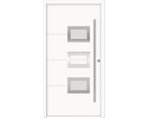 Splendoor Haustür HERA Aluminium 1100x2100 mm NCS S 0500-N Weiß DIN Rechts (nach innen öffnend) RC 2 inkl. Beschlagset und Profilzylinder mit 3 Schlüssel Splendoor Haustür HERA Aluminium 1100x2100 mm NCS S 0500-N Weiß DIN Rechts (nach innen öffnend) RC 2 inkl. Beschlagset und Profilzylinder mit 3 Schlüssel