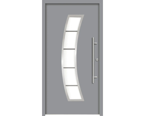 Splendoor Haustür HERMES Aluminium 1000x2100 mm NCS S 6502-B (Grau) DIN Links (nach innen öffnend) inkl. Beschlagset und Profilzylinder mit 6 Schlüssel Splendoor Haustür HERMES Aluminium 1000x2100 mm NCS S 6502-B (Grau) DIN Links (nach innen öffnend) inkl. Beschlagset und Profilzylinder mit 6 Schlüssel